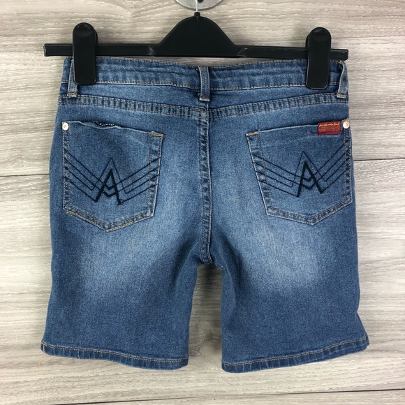 7 For All Mankind Jean Shorts - Picture 3 of 4